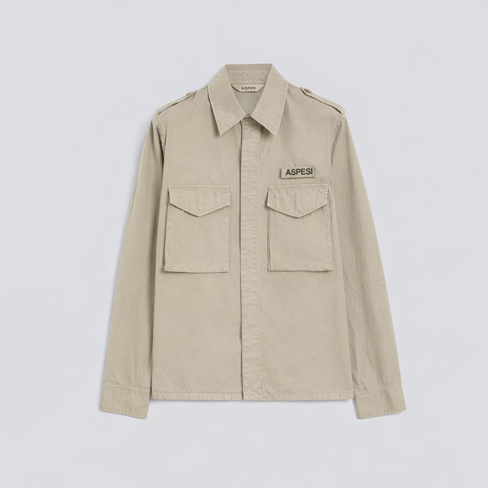 Aspesi camisa Field piedra
