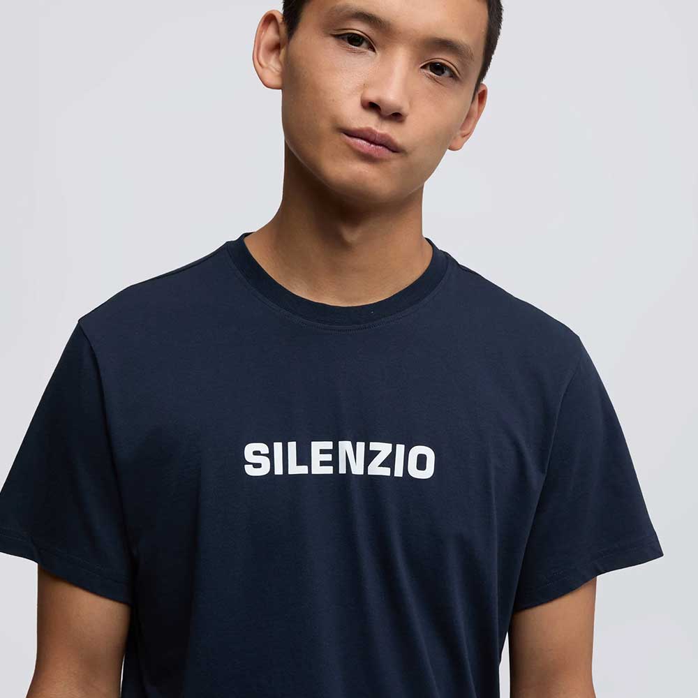 Aspesi camiseta algodón Silenzio navy