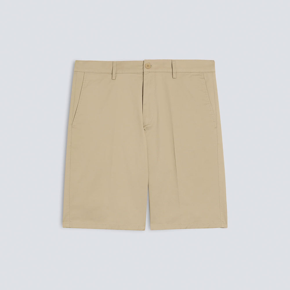 Aspesi pantalones cortos tipo bermuda en sarga de algodón Colonial