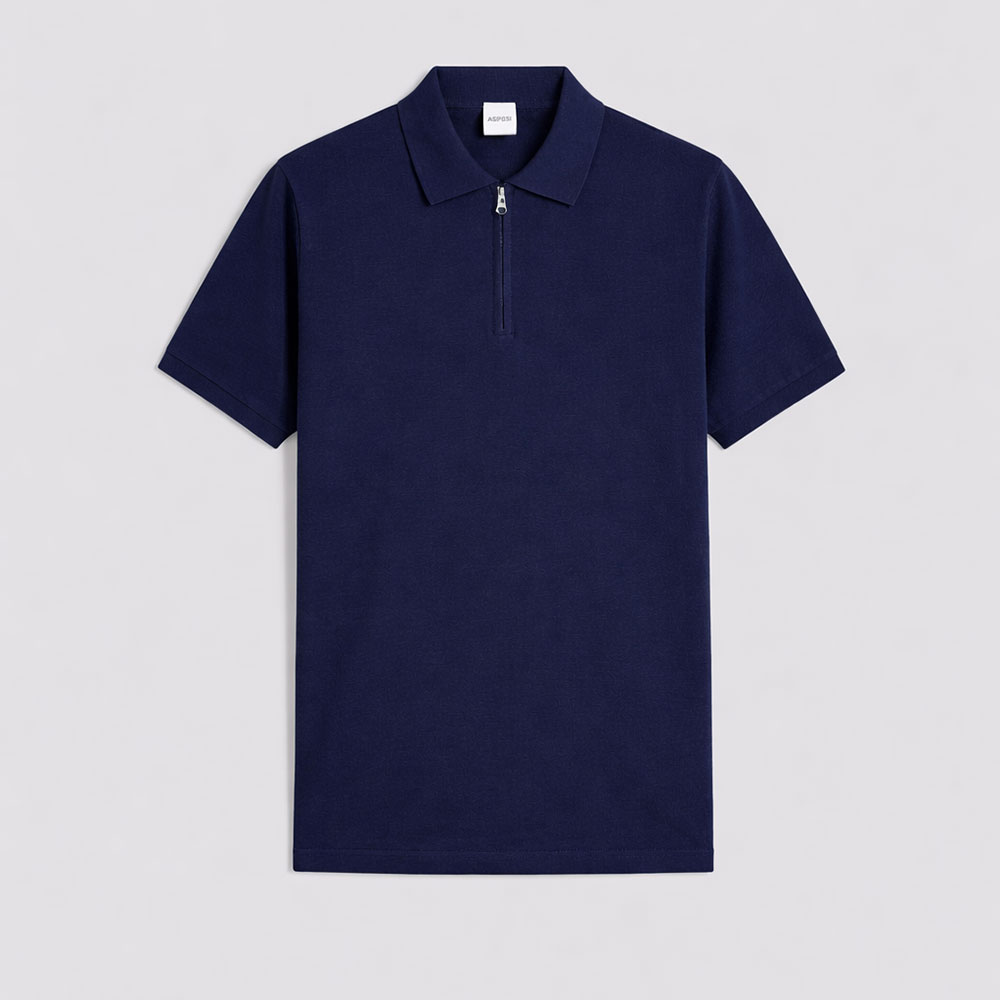 Aspesi polo modelo 827 azul marino