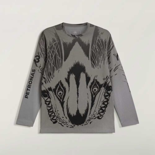 Mercedes AMG Petronas Formula 1 Team Wolf Graphic Long Sleeve T-Shirt Y-3 KS7830