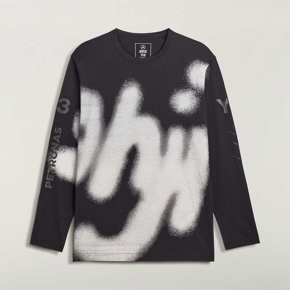 Camiseta ML estampada Y-3 Mercedes AMG Petronas Fórmula 1 Team Yohji KR2377