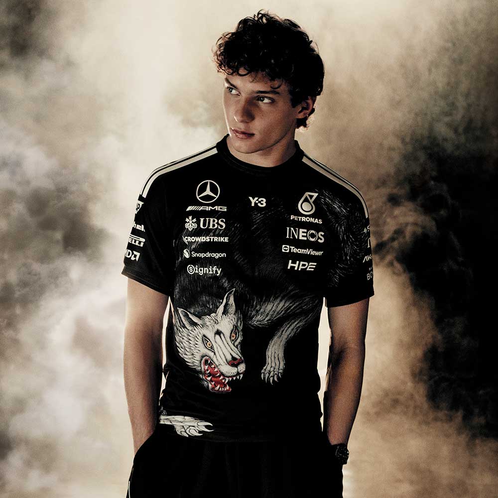 Y-3 X Mercedes AMG Petronas Formula 1 Team. Miralles 1986 Moda Masculina de lujo en Valencia
