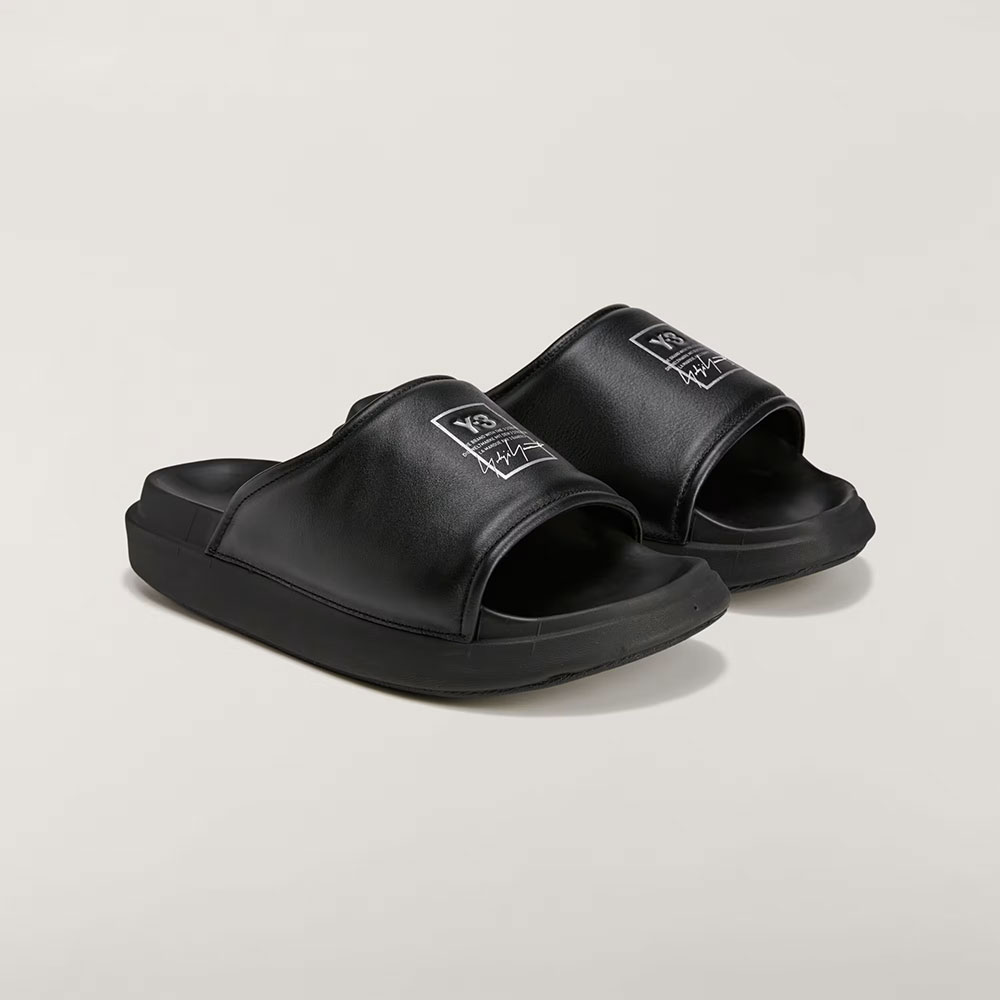 Slides Y-3 Black KI4033 - Miralles 1986