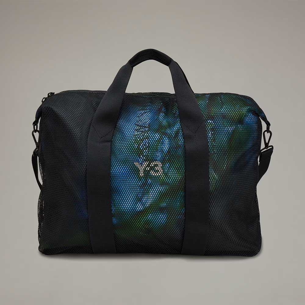 Bolsa Y-3 Mesh Weekender negra