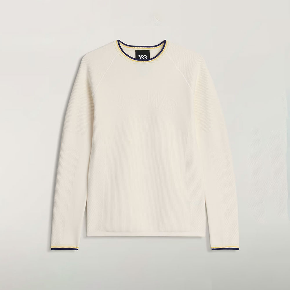 Wales Bonner Y-3 KS3975 technical knit T-shirt - Miralles 1986