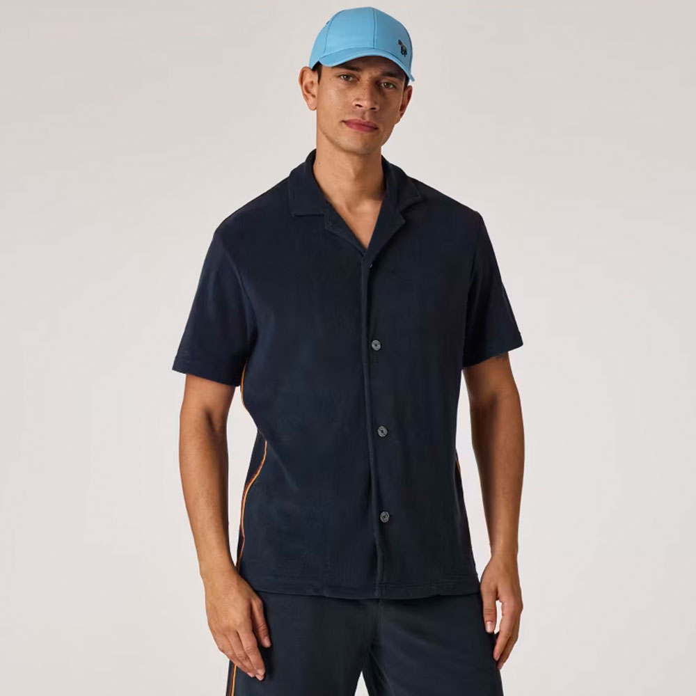 Camisa Paul Smith Towelling Lounge Azul Marino