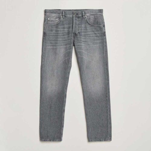 Dondup Icon Regular Fit Washed Grey Jeans
