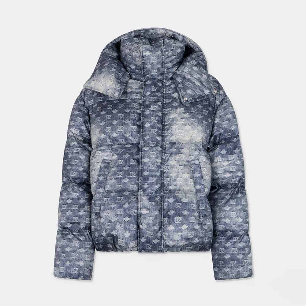 Plumífero Dsquared2 D2 Monogram de nailon acolchado