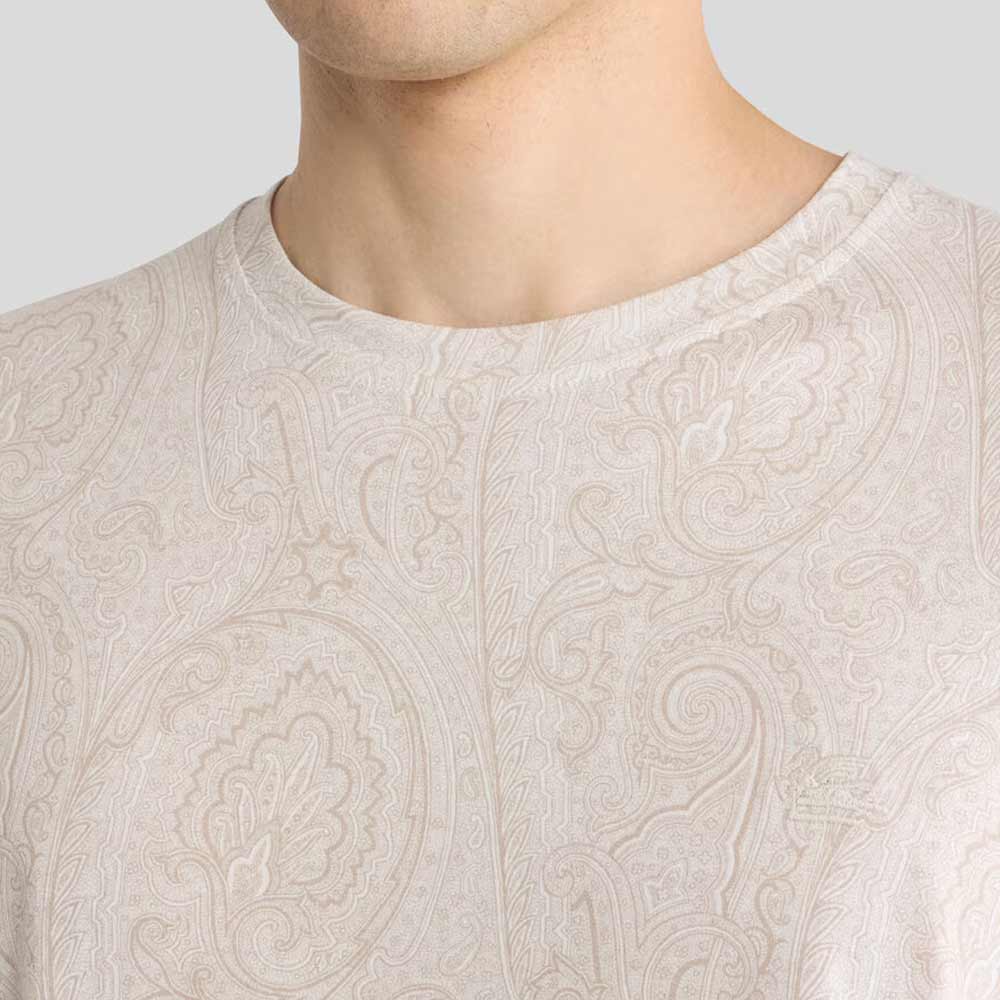 Etro cotton T-shirt with Arnica motif M0096