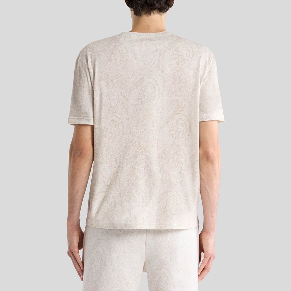 Etro cotton T-shirt with Arnica motif M0096