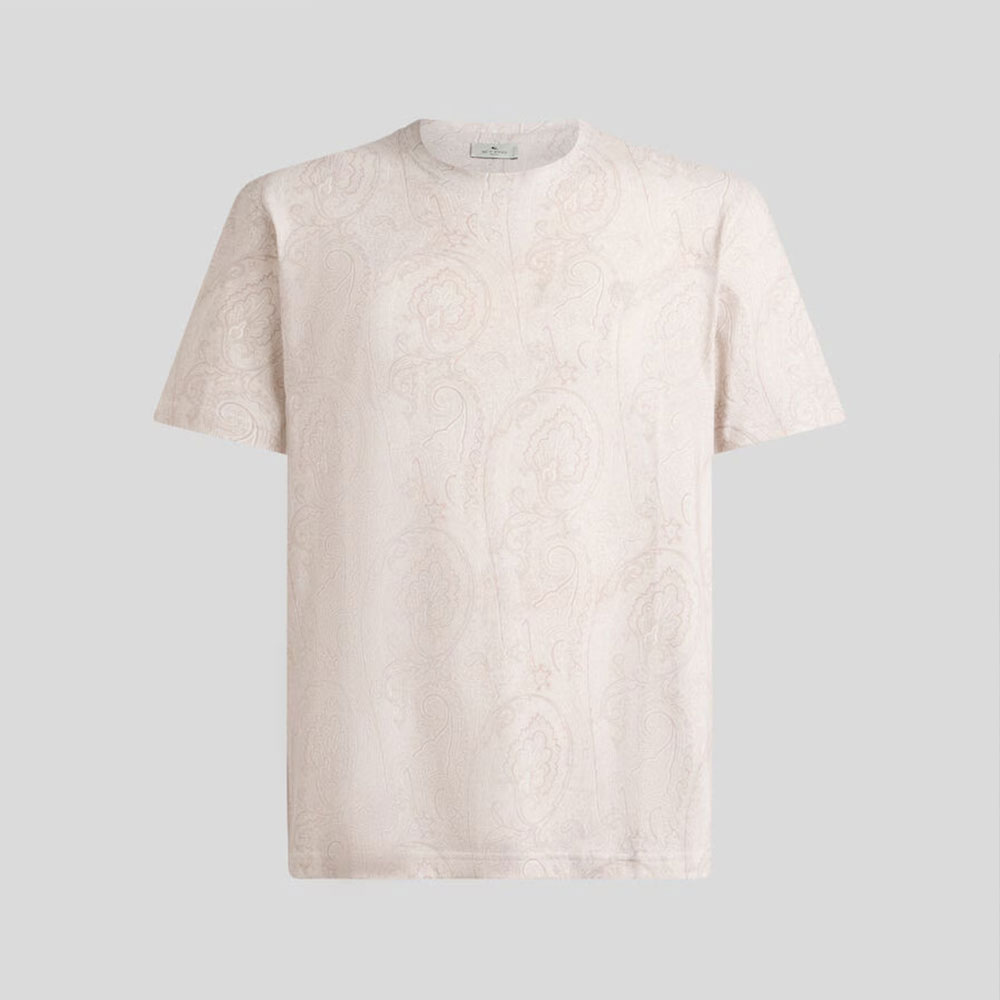 Etro cotton T-shirt with Arnica motif M0096