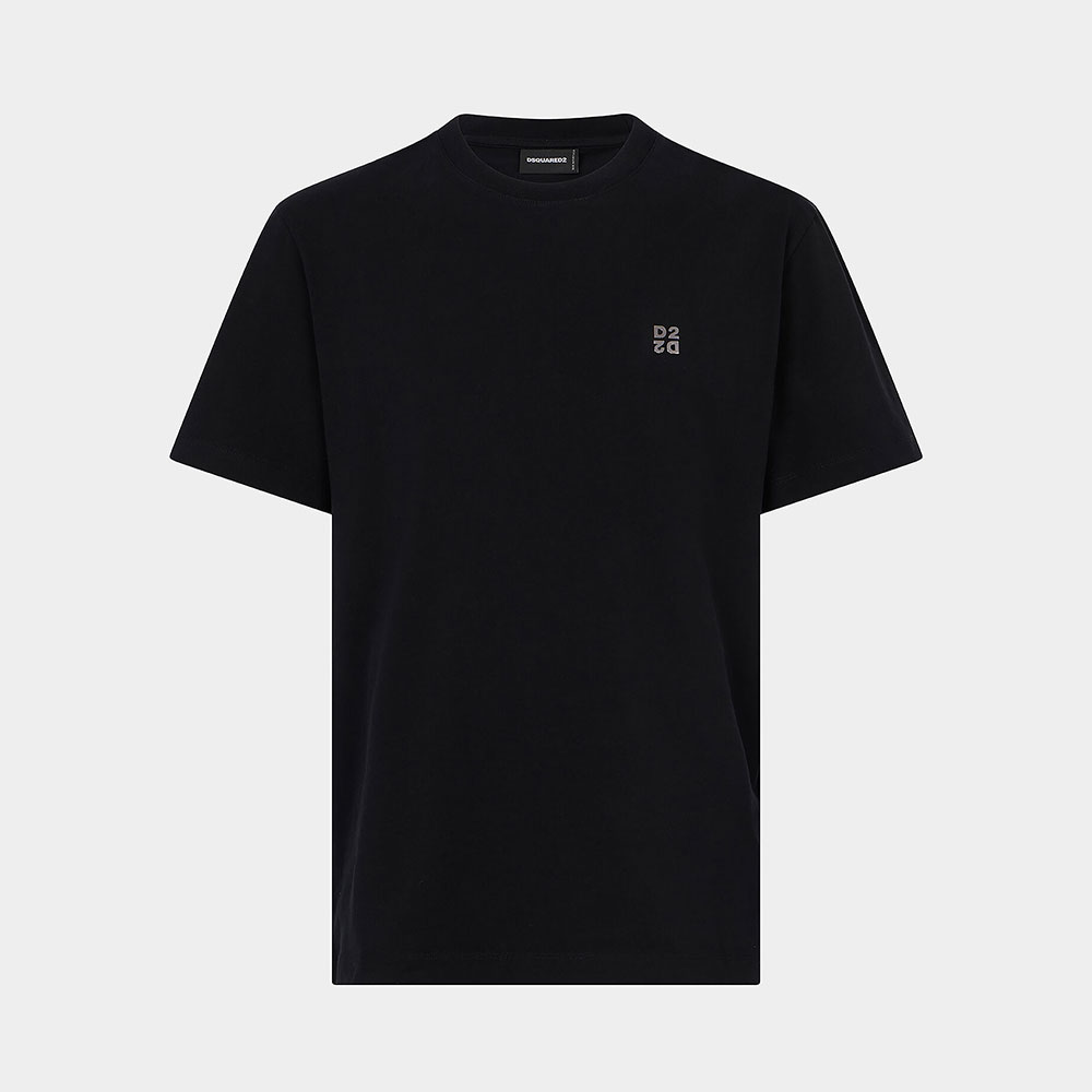 Camiseta Dsquared2 con logo metálico D2 Upside Down