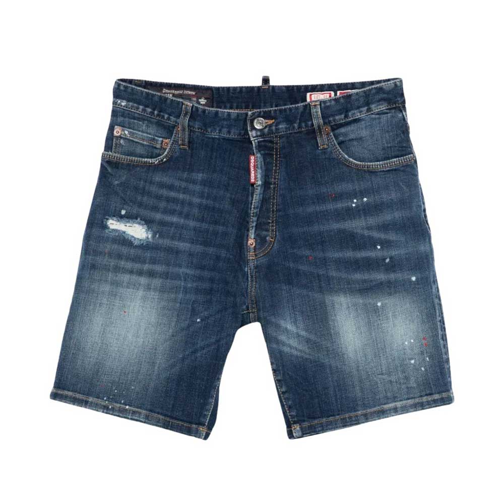 Marine Short Dsquared2 S74MU0985 Denim