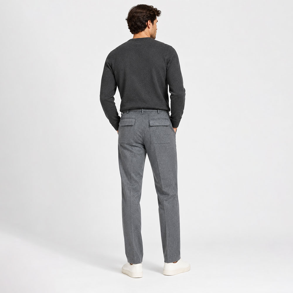 Etro TR Cargo Fleece Trousers Grey MRED033