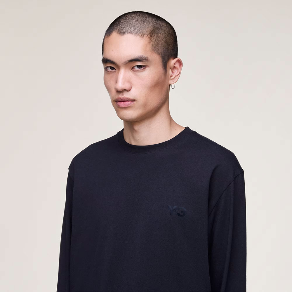 Camiseta y-3 de manga larga con logotipo kq9778