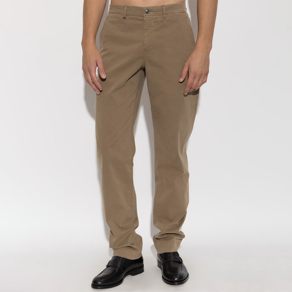 Etro brown straight cut trousers M0124