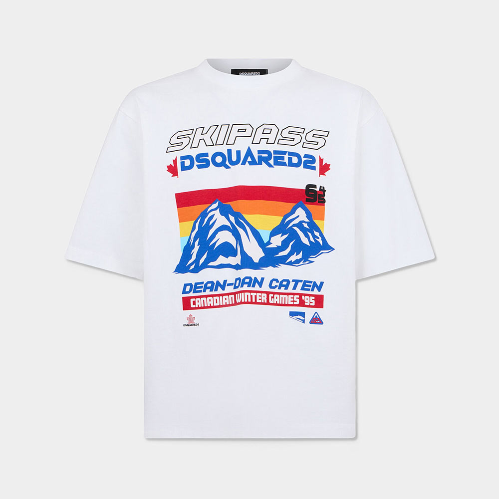 camiseta Dsquared2 Ski Pass Loose Fit S71GD1690D20106100