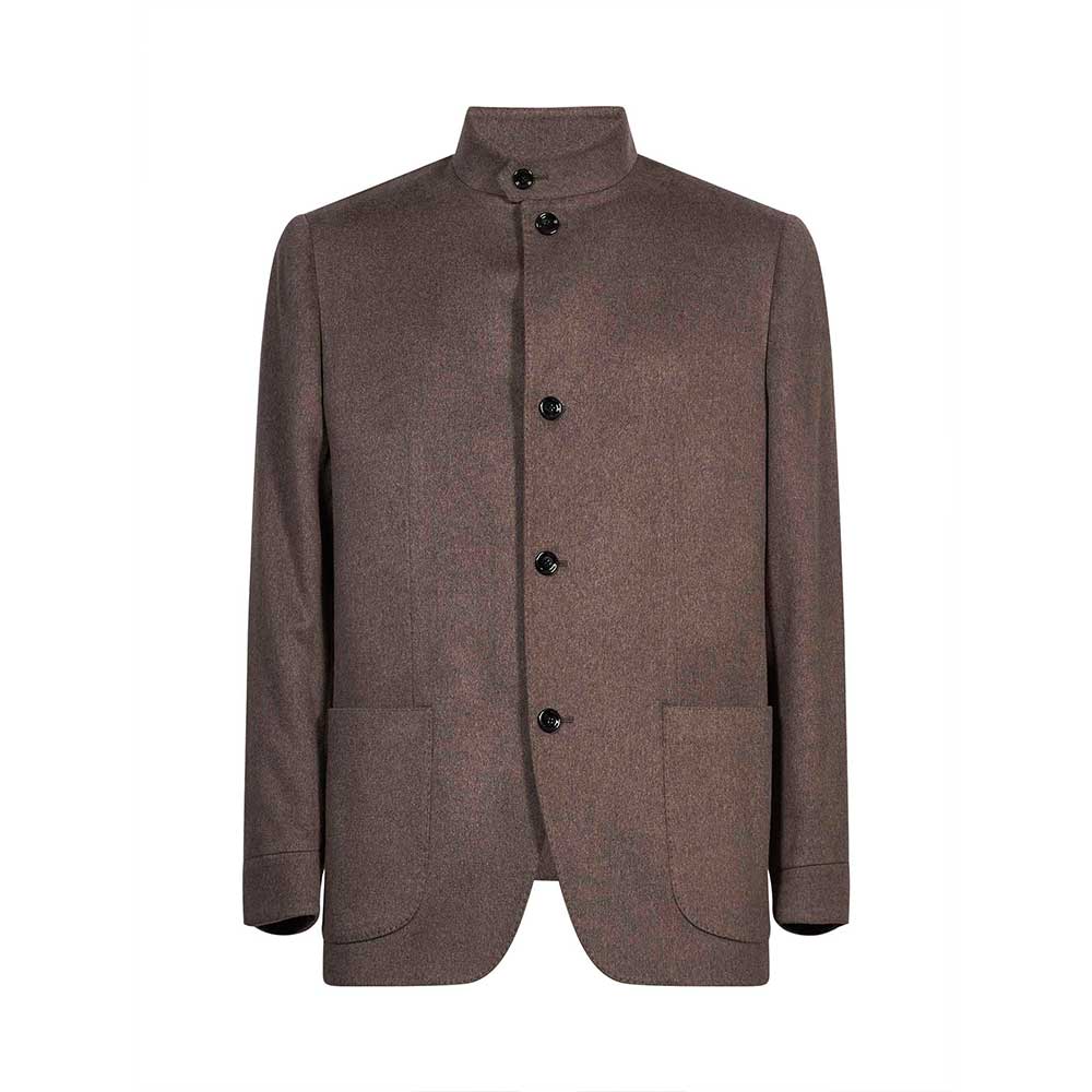 chaqueta Lardini Feeling Marrón con cierre de botones delanteros AC5842-ACIF67546-420