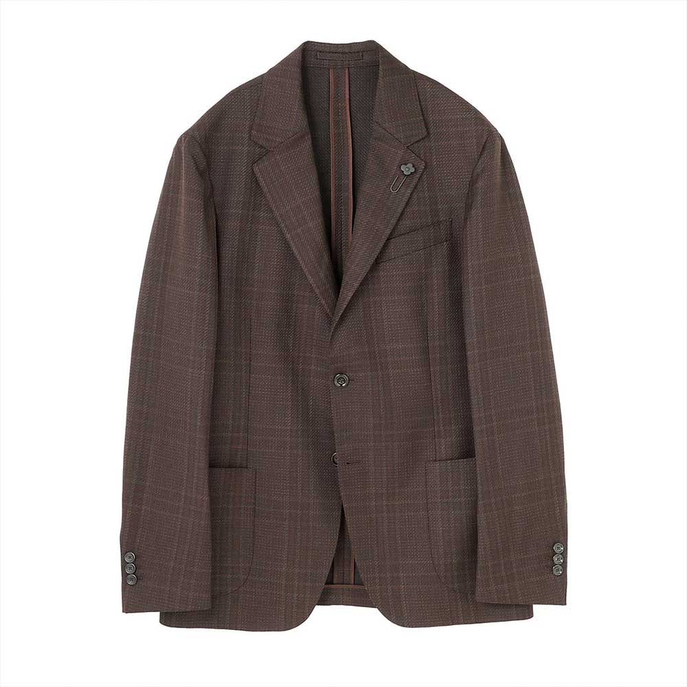 Chaqueta Lardini Roma 2 botones Lana marrón