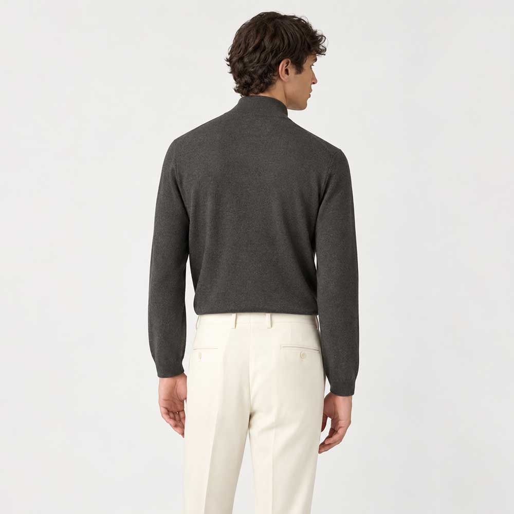 jersey de hombre Lardini en 100% lana virgen gris CNLMML435 CN64021 950