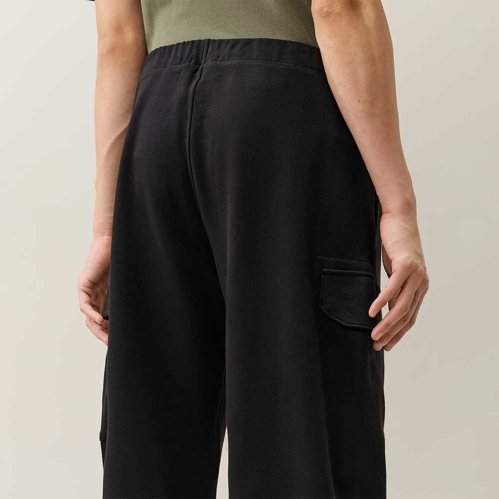 Pantalón sport Diagonal Raised Fleece Cargo Lens C.P. Company Negro 21CMSP030A005086W999