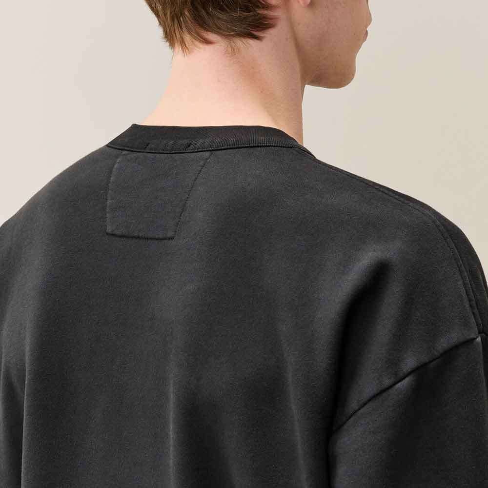sudadera de C.P. Company Boxy Lens negra de Felpa 21CMSS019A006372M900