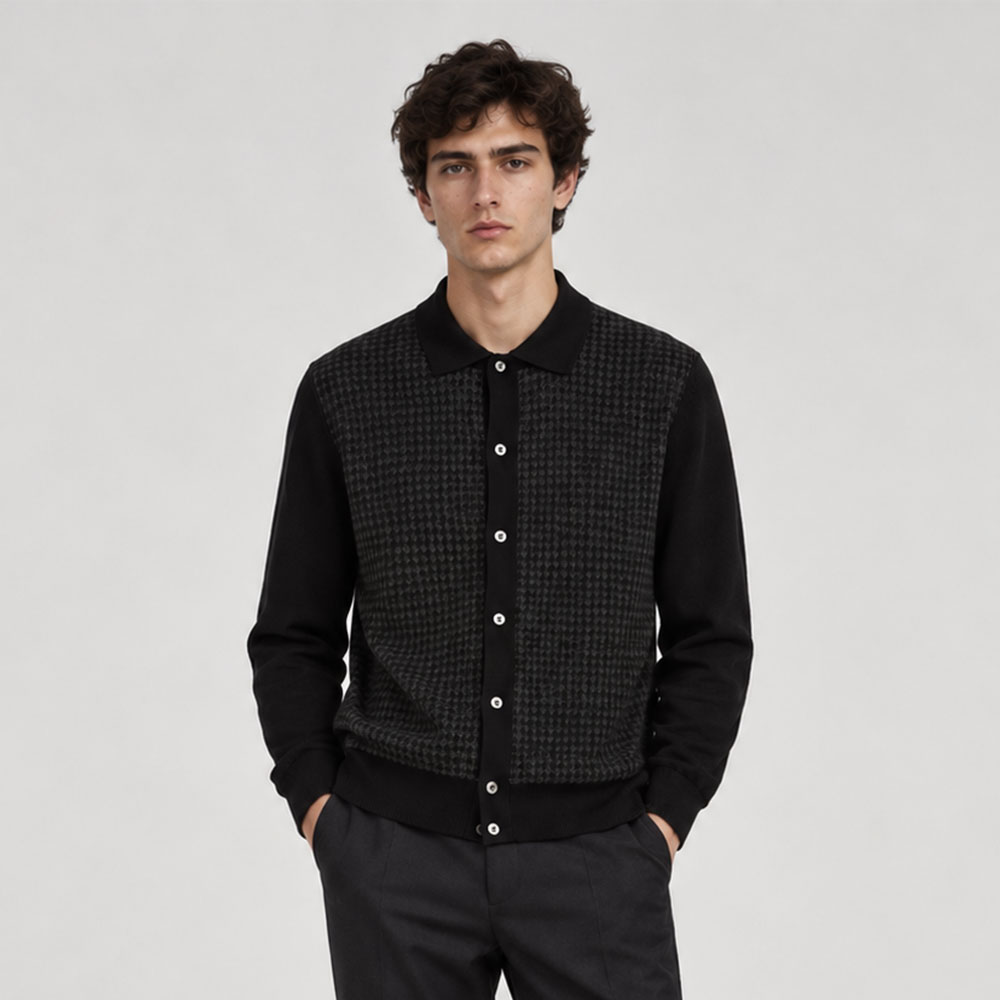 La camisa-jersey Lardini lana gris ACBARCON-CN65602-950