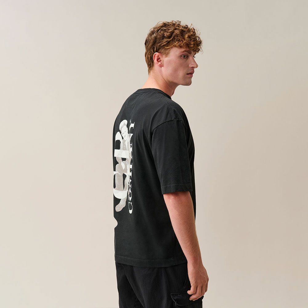 Camiseta C.P. Company 30/1 Jersey British Sailor negra