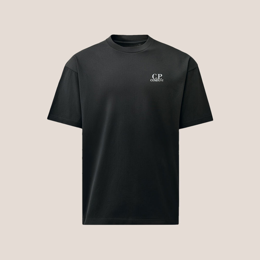 Camiseta C.P. Company 30/1 Jersey British Sailor negra