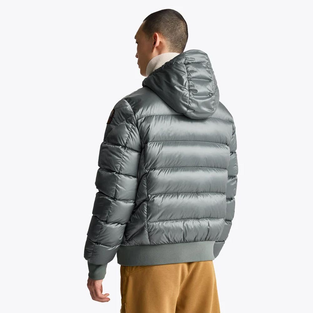cazadora con capucha Pharrell Parajumpers green blue 26WMPMPUSX13P070782