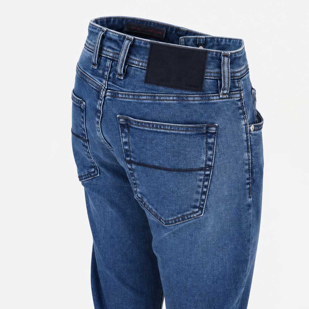 Pantalón vaquero Tramarossa Michelangelo Fleece Denim azul