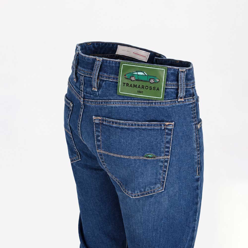 Pantalón Vaquero Tramarossa Michelangelo Race Azul