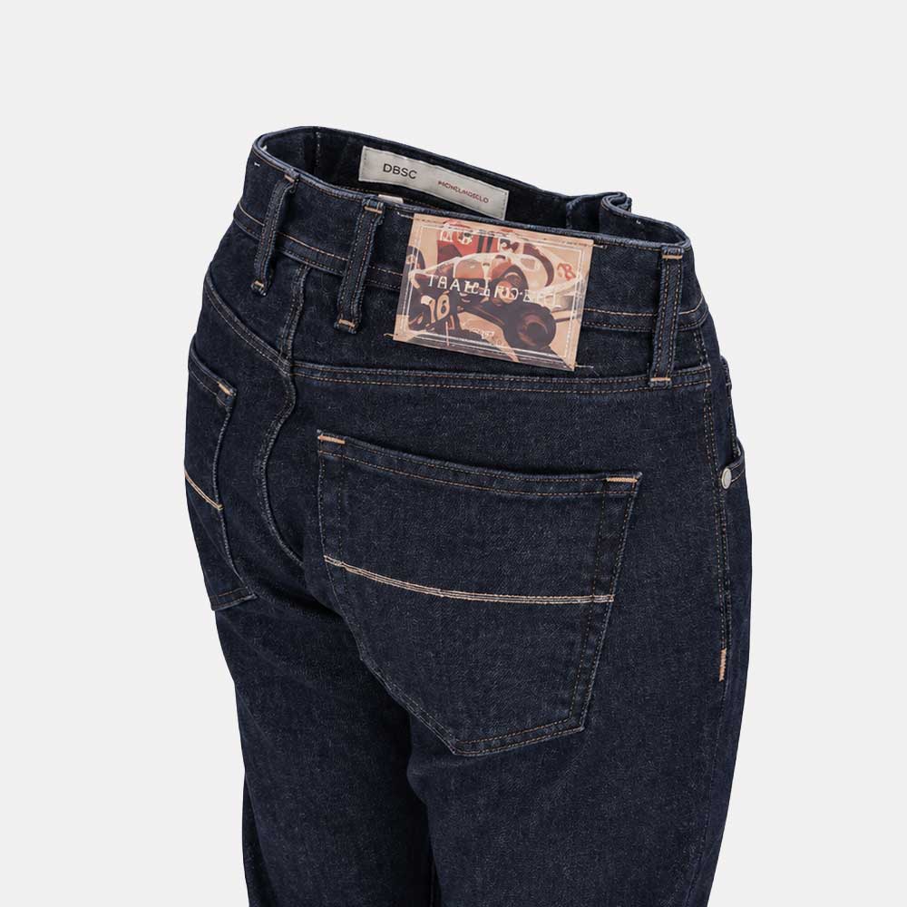 Pantalón vaquero Tramarossa Michelangelo Race Azul Oscuro