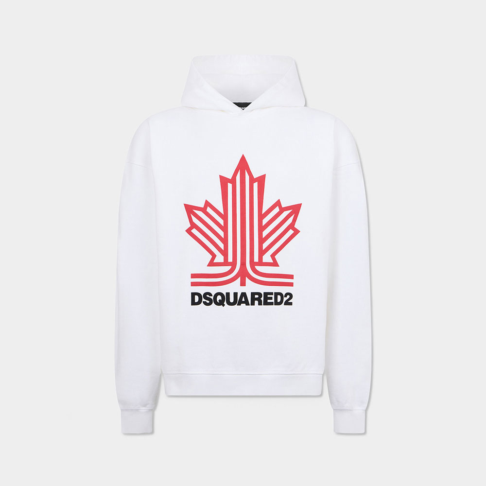 Sudadera Dsquared2 con capucha Ski Leaf Relax Fit S71GU0781D25029100
