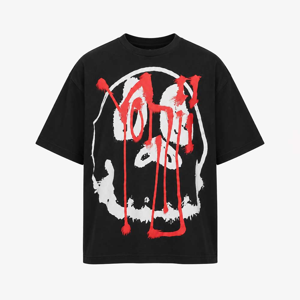 Camiseta Y-3 Chito Graphic manga corta negra KR1062